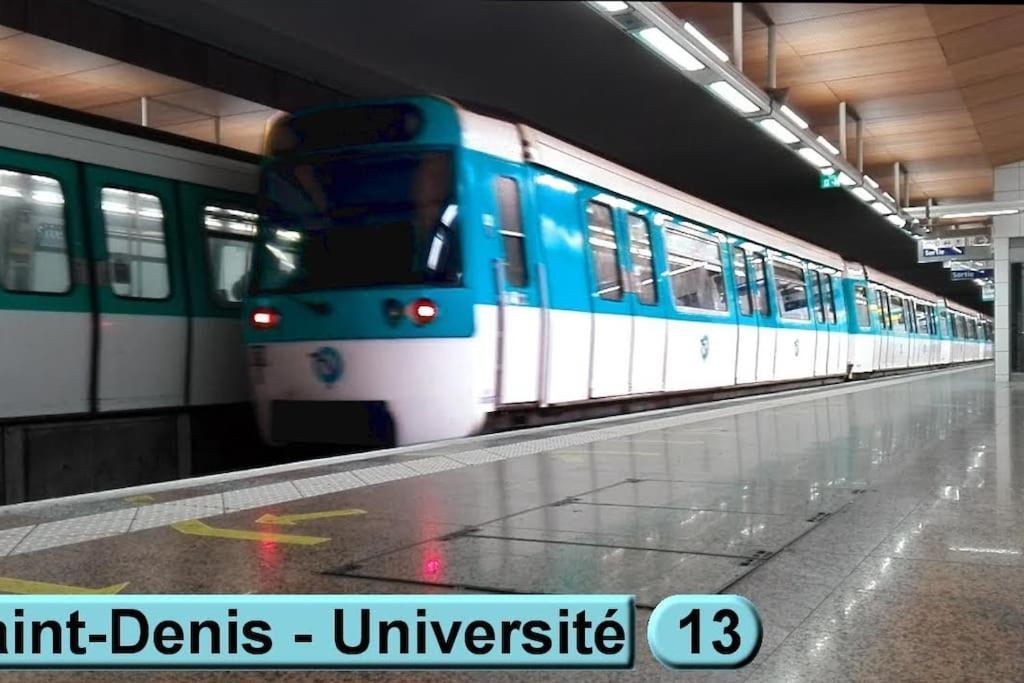 Charmante Studio Ligne 13 Tram 5 Saint Denis Pierrefitte-sur-Seine Exterior photo